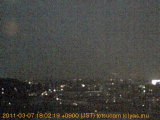 展望カメラtotsucam映像: 戸塚駅周辺から東戸塚方面を望む 2011-03-07(月) dusk