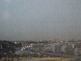 展望カメラtotsucam映像: 戸塚駅周辺から東戸塚方面を望む 2012-01-24(火) dusk