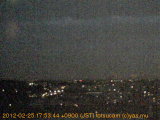 展望カメラtotsucam映像: 戸塚駅周辺から東戸塚方面を望む 2012-02-25(土) dusk
