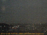 展望カメラtotsucam映像: 戸塚駅周辺から東戸塚方面を望む 2012-12-28(金) dusk